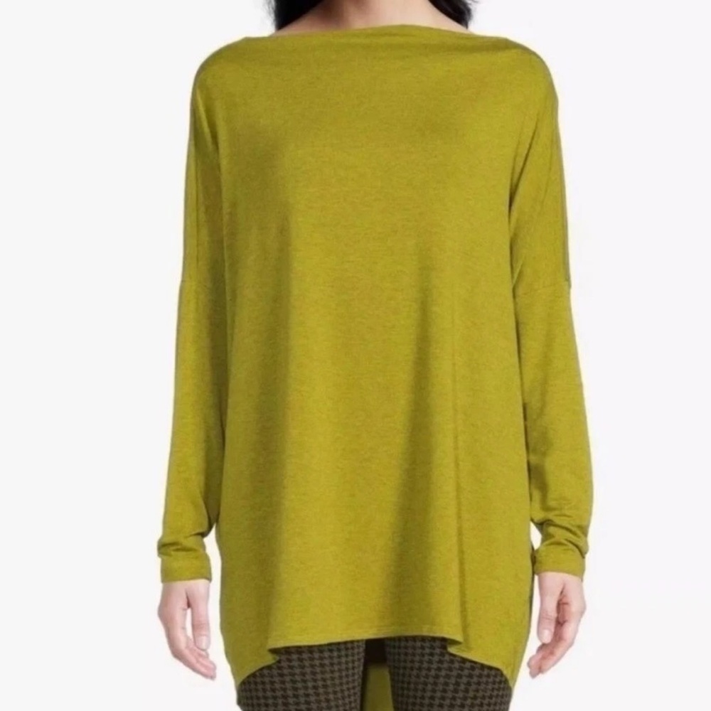 Bryn Walker Dimitri French Terry Boat Neck Top long Sleeve